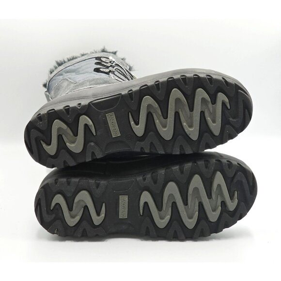 NWT Lands' End Women's Gray Squall Insulated Waterproof Snow Boots Sz 9B 2914 - Picture 6 of 15